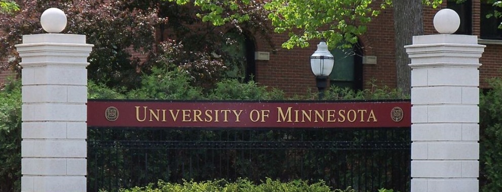 University of Minnesota sign