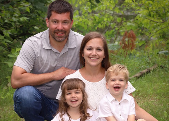 Dr. Spencer with his family