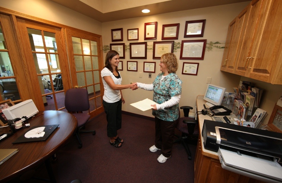 Consultation room at Grand Rapids Dental Care